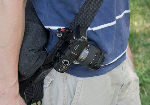 I found the capture particularly well suited to use on my messenger bag. Click for a bigger picture!