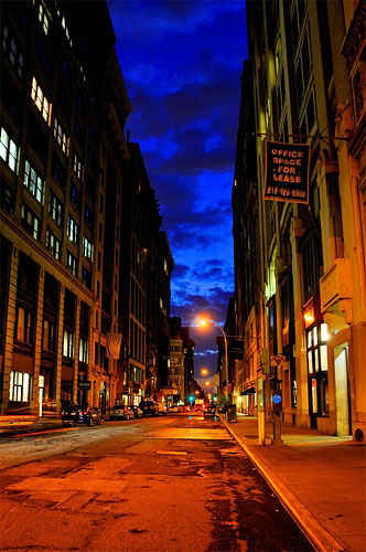This shot was taken as Peter walked home from work in NYC. Normally he wouldn't have carried a camera, but with the Capture, he had both camera and makeshift tripod at hand (someone's parked car). Note: this Capture mount is forthcoming. Click for a bigger picture!