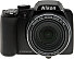Front side of Nikon P90 digital camera