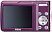 Front side of Nikon S210 digital camera