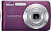 Front side of Nikon S210 digital camera