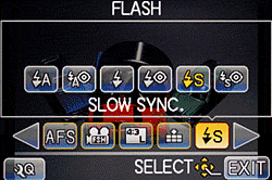 Panasonic DMC-G3 Flash Menu