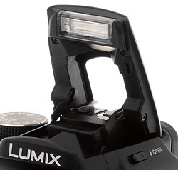 Panasonic DMC-L10 Pop-up Flash