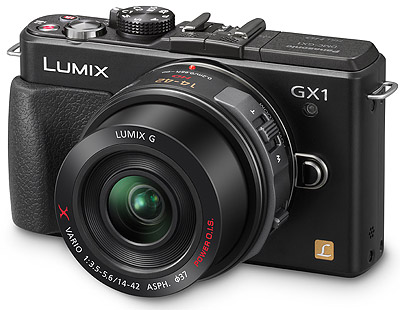 Panasonic GX1 with 14-42mm X Vario lens