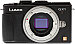 Front side of Panasonic GX1 digital camera