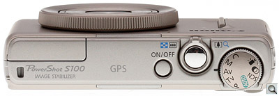 PowerShot S100 Top