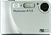 Front side of Hewlett Packard R725 digital camera