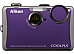 Front side of Nikon S1100pj digital camera