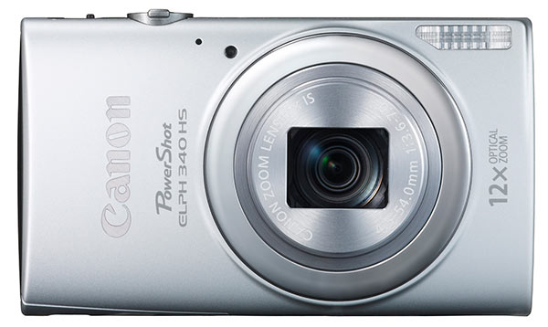 Canon ELPH 340 HS - front view