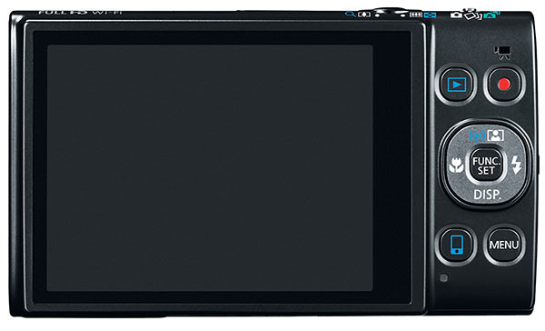 Canon ELPH 350 HS review --  rear view