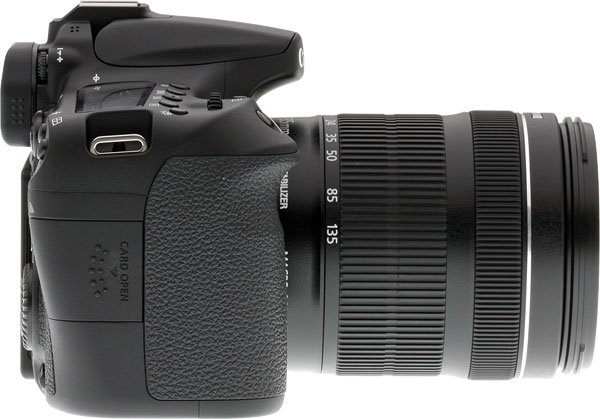 Canon 70D review -- Right view