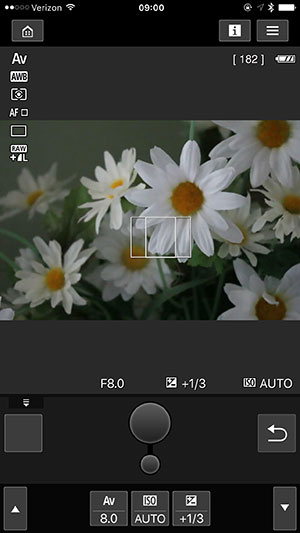 Canon M10 Review: Field Test -- Wireless App Screenshot