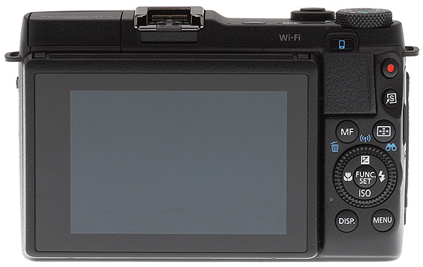 Canon G1 X Mark II Review --  Rear view