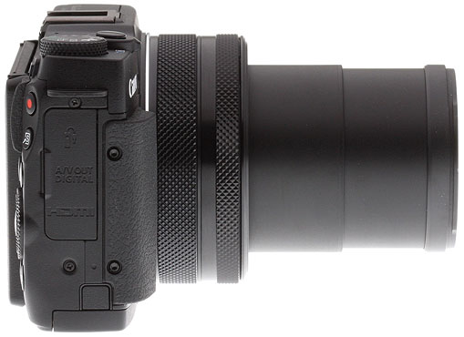 Canon G1 X Mark II Review -- Right view with lens extended