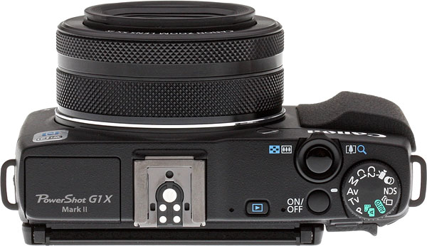 Canon G1 X II Review -- Top view