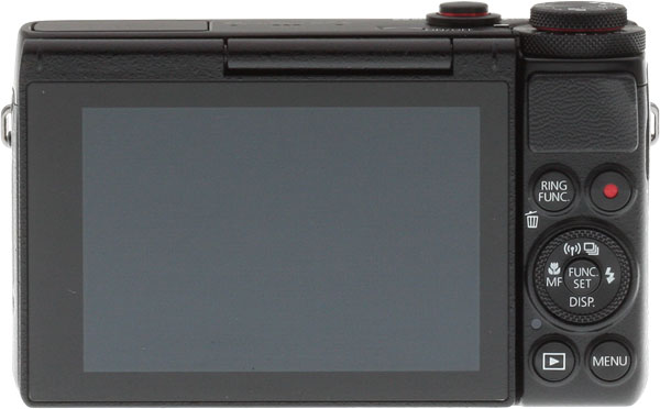 Canon G7 X review -- Rear view