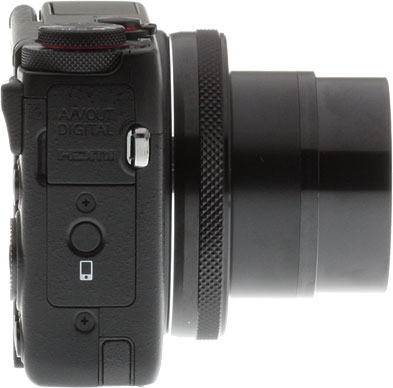 Canon G7 X review -- Right view