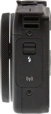 Canon S120 review --  left side view