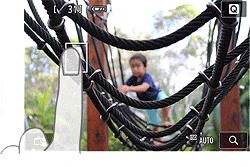 Canon SL1 review -- Touch focus