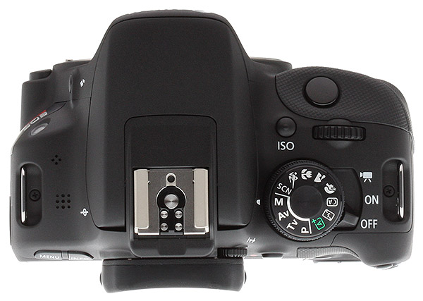 Canon SL1 review -- Top view
