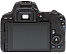 Front side of Canon SL2 digital camera