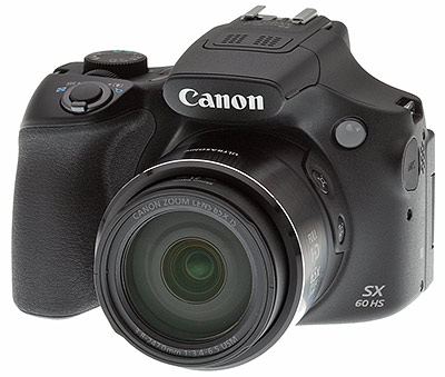 Canon SX60 HS - front quarter view