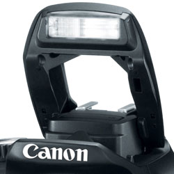 Canon T5i review -- Popup flash