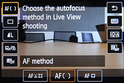 Canon T5i review -- Graphical User Interface