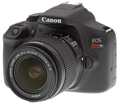 Canon T6 Review -- Product shot