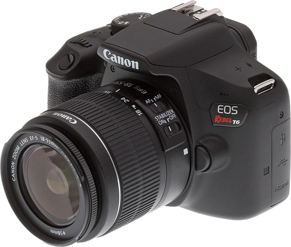 Canon T6 Review -- Product shot