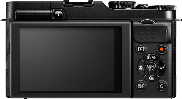 Fuji X-A1 review -- Rear view