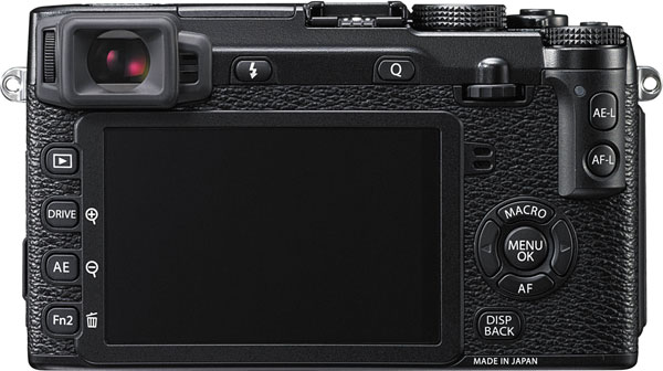 Fuji X-E2 Review --  Back