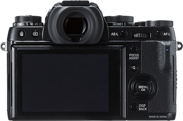 Fuji X-T1 Review -- Back view
