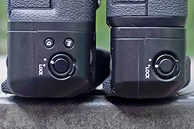 Fuji X-T2 vs X-T1 grip
