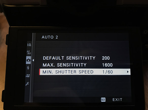 Fuji X-T20 Review: Field Test -- Auto ISO Settings