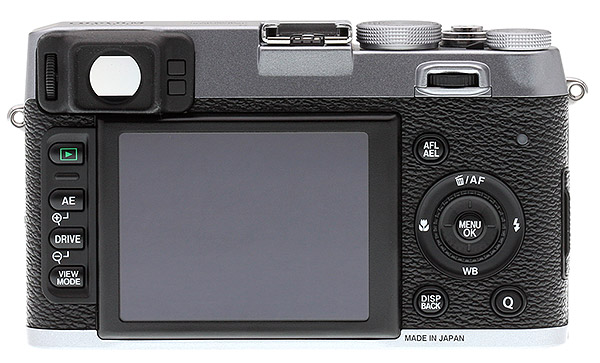 Fuji X100S Review - rear view