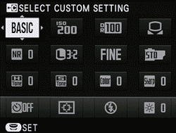 Fuji X100S Review - quick menu animation