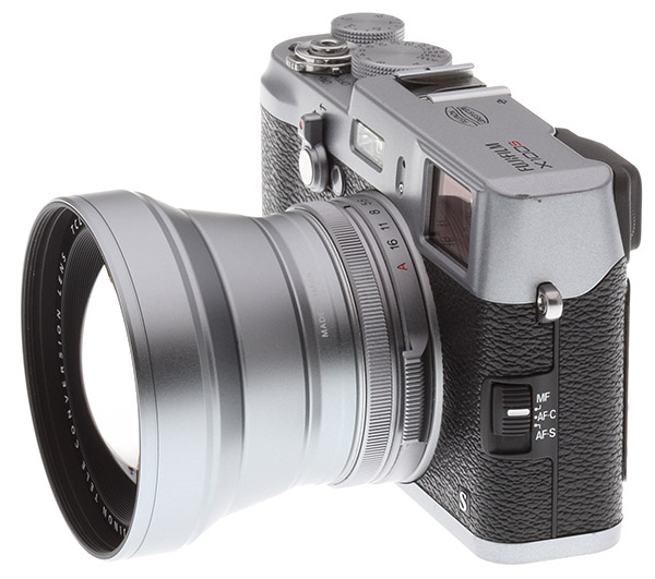 Fuji X100S Review - TCL-X100 teleconverter