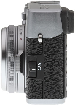 Fuji X100T review -- left view