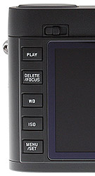 Leica X Vario Review - Back buttons