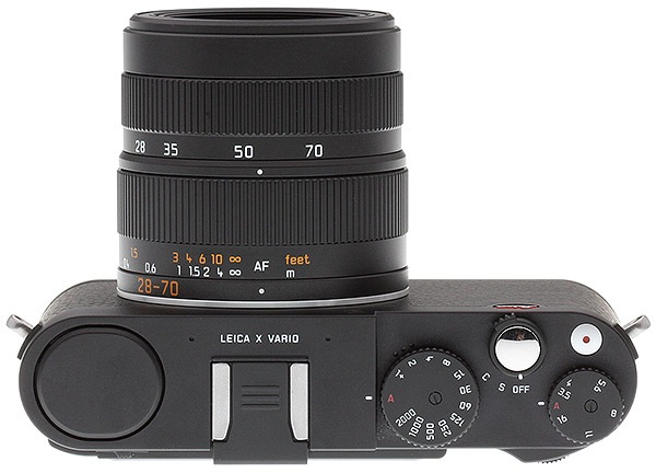 Leica X Vario Review - Top View