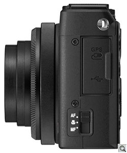 Nikon Coolpix A -- Left side