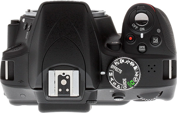 Nikon D3300 Review -- Top view