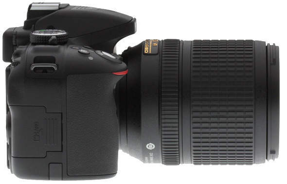 Nikon D5300 Review -- right side view