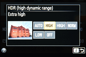 Nikon D5500 Review -- Status display on the Nikon D5500's articulated LCD monitor