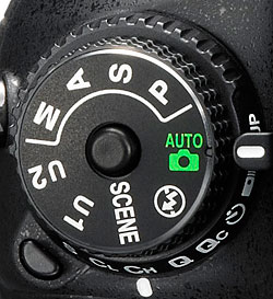 Nikon D610 Review -- Mode dial