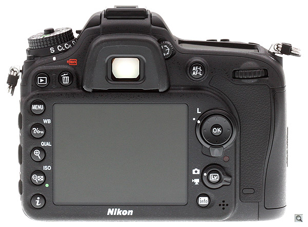 Nikon D7100 back