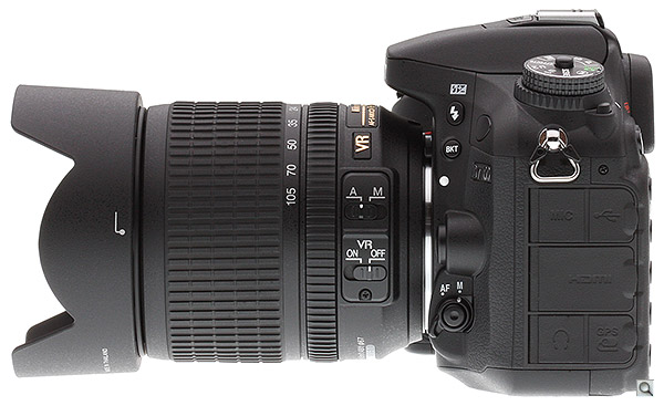 Nikon D7100 side