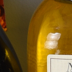 100% crop from Nikon D750 test image taken at ISO 100