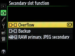 Nikon D800 Auto ISO menu